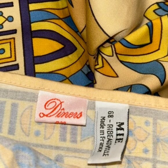 Diners MIE FRANCE French Provencal gold Cairo Egypt Pyramids table cloth 63x70 - Picture 6 of 6